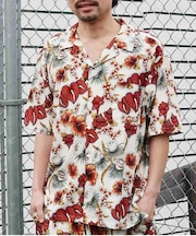 【ムラサキスポーツ限定】lost/LM6S-2401 NEAT SHIRT 半袖シャツ ロスト メンズ ムラサキスポーツ