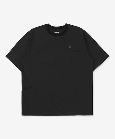 Hurley/MUSS261036 PTM WVN ICON OVS SS TEE 半袖Tシャツ ハーレー メンズ ムラサキスポーツ