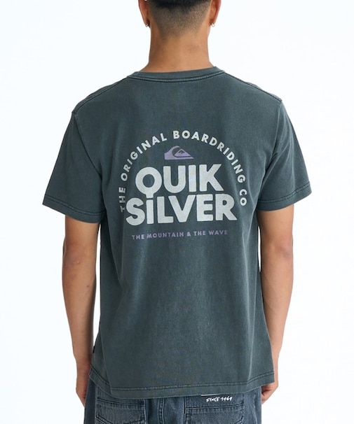 QUIKSILVER/QST261007 バックプリント 半袖Tシャツ クイックシルバー メンズ ムラサキスポーツ
