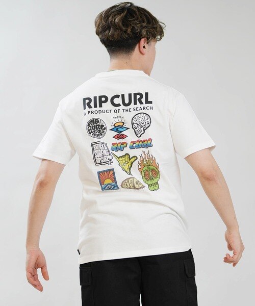 ムラサキスポーツ限定】RIP CURL/RCM6S-2105 STICKER ICON TEE 半袖T