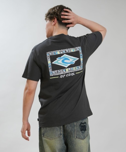 【ムラサキスポーツ限定】RIP CURL/RCM6S-2106 OF THE SEARCH TEE RC 半袖Tシャツ リップカール メンズ ムラサキスポーツ