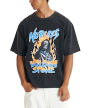 VOLCOM/VST261007 BURNING SKULL 半袖Tシャツ ボルコム メンズ ムラサキスポーツ