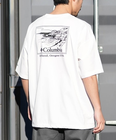 【ムラサキスポーツ別注】Columbia/PM0917 吸湿速乾 水陸両用 リラックスフィット ラッシュユーティリティショートスリーブTシャツ 半袖Tシャツ コロンビア メンズ ムラサキスポーツ限定
