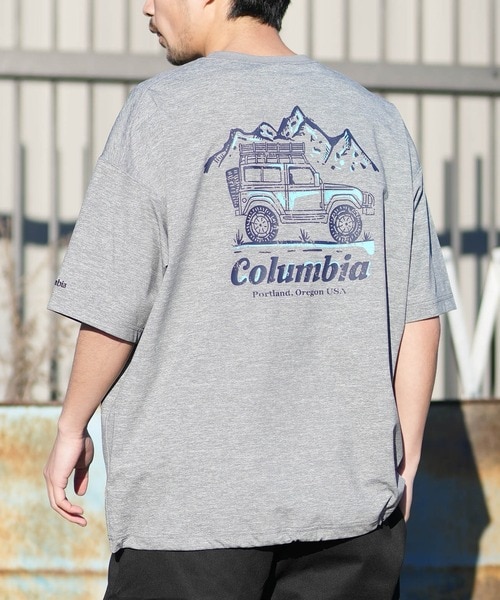 【美品】CMF OUTDOOR GARMENT ラグビーシャツ XL 吸水速乾 ムラサキスポーツ別注】Columbia/PM0938 吸湿速乾 水陸両用 リラックス