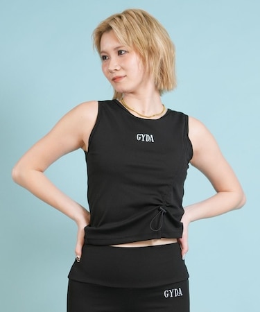 【ムラサキスポーツ限定】GYDA/水着 414500 ブラトップ タンクトップ アシンメトリードロストデザイン ジェイダ レディース ムラサキスポーツ