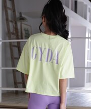 【ムラサキスポーツ限定】GYDA/414620 ラッシュガード 半袖 Tシャツ GYDAロゴ グリッタープリント ジェイダ レディース ムラサキスポーツ