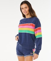 RIP CURL/0BEWFL 裏毛 トレーナー インポート スウェット セットアップ対応 リップカール レディース ムラサキスポーツ