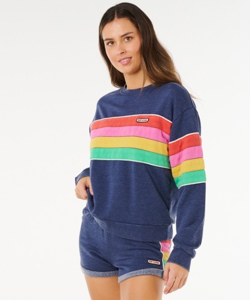 RIP CURL/0BEWFL 裏毛 トレーナー インポート スウェット セットアップ対応 リップカール レディース ムラサキスポーツ