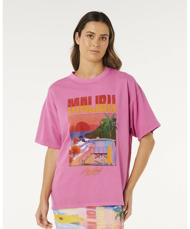 RIP CURL/0MTWTE 半袖Tシャツ HAYLEY O HERITAGE TEE インポート リップカール レディース ムラサキスポーツ