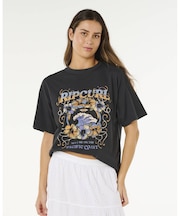 RIP CURL/0N4WTE 半袖Tシャツ PACIFIC COAST HERITAGE インポート リップカール レディース ムラサキスポーツ
