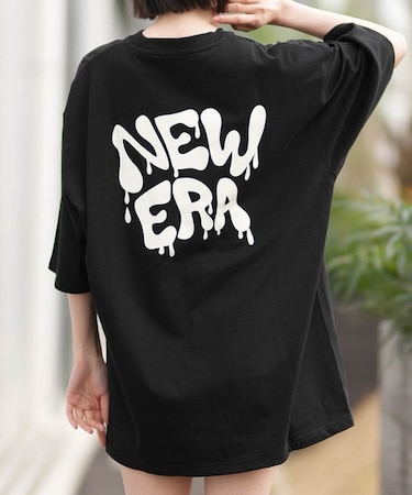 NEW ERA/14856663 Tシャツ オーバーサイズ SS OS CT TEE ART DRIP ニューエラ レディース ムラサキスポーツ