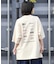 NEW ERA/14856673 半袖 オーバーサイズド コットン Tシャツ Logo Archive クリーム ニューエラ レディース ムラサキスポーツ