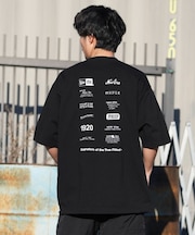 NEW ERA/14856674 半袖 オーバーサイズド コットン Tシャツ Logo Archive ブラック ニューエラ レディース ムラサキスポーツ
