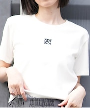 NEW ERA/14857957 Women's 半袖 ミニ Tシャツ スクエアロゴ ホワイト ニューエラ レディース ムラサキスポーツ