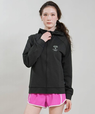 RIP CURL/RCL6S-4302 ラッシュガード 長袖パーカー UVケア 水陸両用 ZIP HOODIE リップカール レディース ムラサキスポーツ
