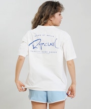 RIP CURL/RCL6S-4304 ラッシュガード 半袖Tシャツ UVケア WIDE FIT TEE リップカール レディース ムラサキスポーツ