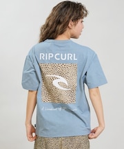 RIP CURL/RCL6S-4306 ラッシュガード 半袖Tシャツ UVケア BOXY WIDE FIT TEE リップカール レディース ムラサキスポーツ