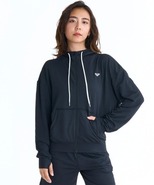 ROXY/RLY261027 UT 水陸両用 SOLSHADE HOODIE パーカー 長袖 ロキシー レディース ムラサキスポーツ