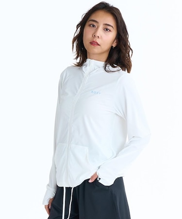 ROXY/RLY261031 水陸両用 長袖ラッシュガード  ジップアップパーカー AUROLA ロキシー レディース ムラサキスポーツ