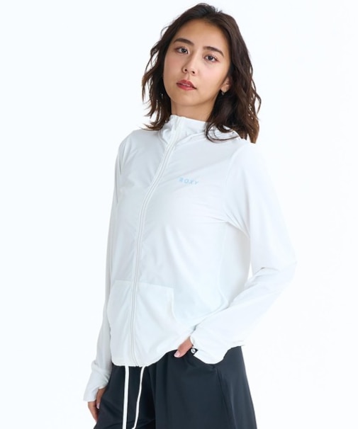 ROXY/RLY261031 水陸両用 長袖ラッシュガード  ジップアップパーカー AUROLA ロキシー レディース ムラサキスポーツ
