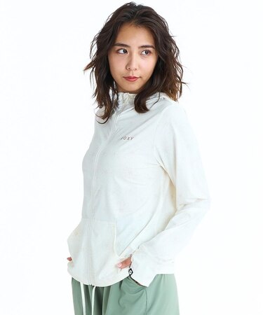 ROXY/RLY261031 水陸両用 長袖ラッシュガード  ジップアップパーカー AUROLA ロキシー レディース ムラサキスポーツ