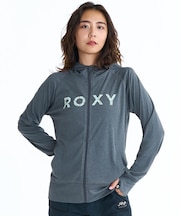 ROXY/RLY261033 水陸両用 長袖ラッシュガード  ジップアップパーカー HORIZON HOODIE ロキシー レディース ムラサキスポーツ