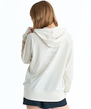 ROXY/RLY261035 水陸両用 長袖ラッシュガード  ジップアップパーカー HISTORICAL LOGO HOODIE ロキシー レディース ムラサキスポーツ