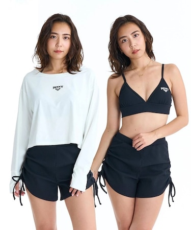 ROXY/RSW261002 水着 3点セット ビキニ 長袖ラッシュガード BLUE DRIFT ロキシー レディース ムラサキスポーツ