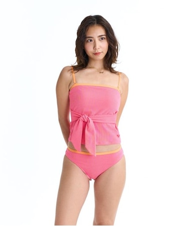 ROXY/RSW261011 水着 ビキニ 2WAY キャミソール SOLUNA ロキシー レディース ムラサキスポーツ