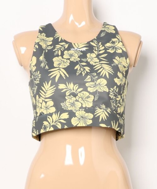 Hurley/WASB251051 UT 水着 OP BACK HOOK HI NECK BRA ブラトップ フィットネス UVケア ハーレー レディース ムラサキスポーツ