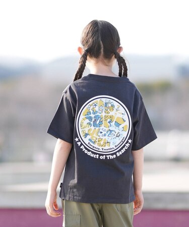 RIPCURL/キッズ RCK6S-2101 WET ICON KIDS TEE 半袖Tシャツ リップカール 男の子 女の子 ムラサキスポーツ