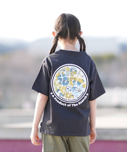 RIPCURL/キッズ RCK6S-2101 WET ICON KIDS TEE 半袖Tシャツ リップカール 男の子 女の子 ムラサキスポーツ