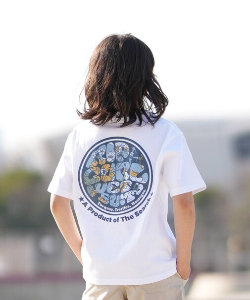 RIPCURL/キッズ RCK6S-2101 WET ICON KIDS TEE 半袖Tシャツ リップカール 男の子 女の子 ムラサキスポーツ