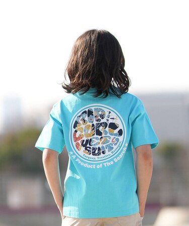 RIPCURL/キッズ RCK6S-2101 WET ICON KIDS TEE 半袖Tシャツ リップカール 男の子 女の子 ムラサキスポーツ