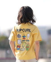 RIPCURL/キッズ RCK6S-2102 STICKER ICON KIDS TEE 半袖Tシャツ リップカール 男の子 女の子 ムラサキスポーツ