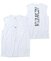 NEWERA/14744547 スリーブレス テック Tシャツ Vertical ロゴ ホワイト ニューエラ メンズ ムラサキスポーツ
