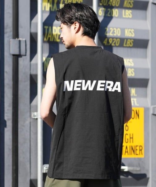 NEWERA/14774240 水着 吸水速乾 耐塩素 耐海水 水陸両用 ラッシュガード タンクトップ ニューエラ メンズ ムラサキスポーツ