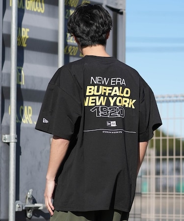 NEWERA/14774257 水着 吸水速乾 耐塩素 耐海水 水陸両用 ラッシュガード 半袖 Tシャツ ニューエラ メンズ ムラサキスポーツ