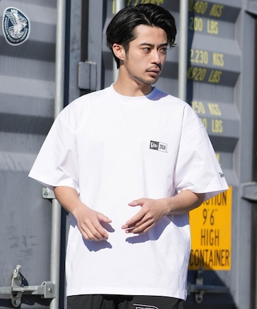 NEWERA/14774259 水着 吸水速乾 耐塩素 耐海水 水陸両用 ラッシュガード 半袖 Tシャツ ニューエラ メンズ ムラサキスポーツ