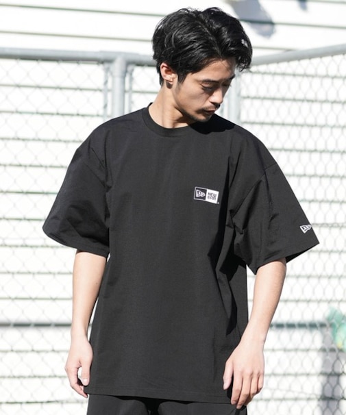 NEWERA/14774260 水着 吸水速乾 耐塩素 耐海水 水陸両用 ラッシュガード 半袖 Tシャツ ニューエラ メンズ ムラサキスポーツ