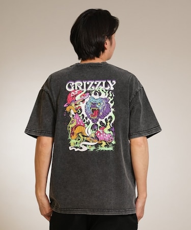 【ムラサキスポーツ別注】GRIZZLY/G26SS-2402 WILD PSYCHEDELIC SST 半袖 Tシャツ バックプリント グリズリー メンズ ムラサキスポーツ