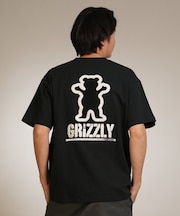 【ムラサキスポーツ別注】GRIZZLY/G26SS-2404 BIGEMBROIDERY BEAR SST 半袖 Tシャツ バックプリント グリズリー メンズ ムラサキスポーツ