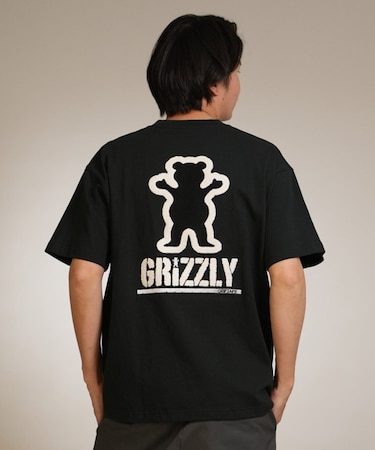 【ムラサキスポーツ別注】GRIZZLY/G26SS-2404 BIGEMBROIDERY BEAR SST 半袖 Tシャツ バックプリント グリズリー メンズ ムラサキスポーツ