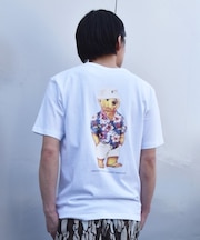 【ムラサキスポーツ別注】GRIZZLY/G26SS-2405 HOLIADAY BEAR SST 半袖 Tシャツ バックプリント グリズリー メンズ ムラサキスポーツ