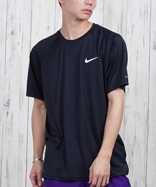NIKE/水着 NESSA586 ラッシュガード 半袖 Tシャツ UVカット 吸汗速乾