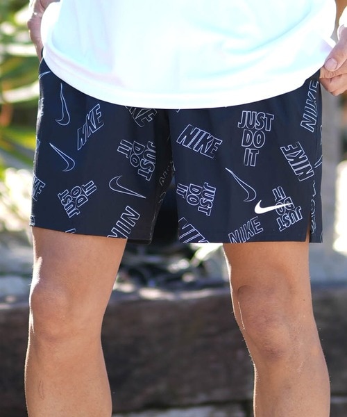 Nike スポーツ用水着 S ブラック/マルチカラー NIKE/NESSG550 水陸両用 水着 海パン トランクス サーフパンツ マルチ