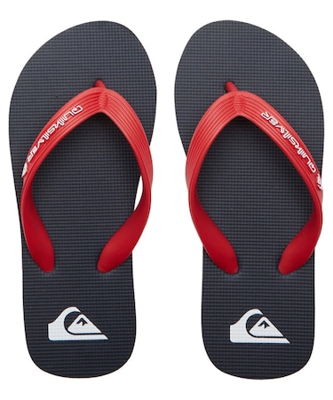 QUIKSILVER/キッズ 18.0～22.0cm AQBL100586 MOLOKAI CORE YOUTH ビーチサンダル クイックシルバー 男の子 ムラサキスポーツ