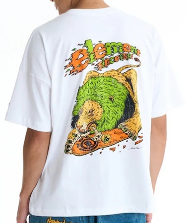 ELEMENT/BG021222 HIROTTON SS 半袖Tシャツ エレメント メンズ ムラサキスポーツ