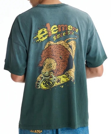 ELEMENT/BG021222 HIROTTON SS 半袖Tシャツ エレメント メンズ ムラサキスポーツ