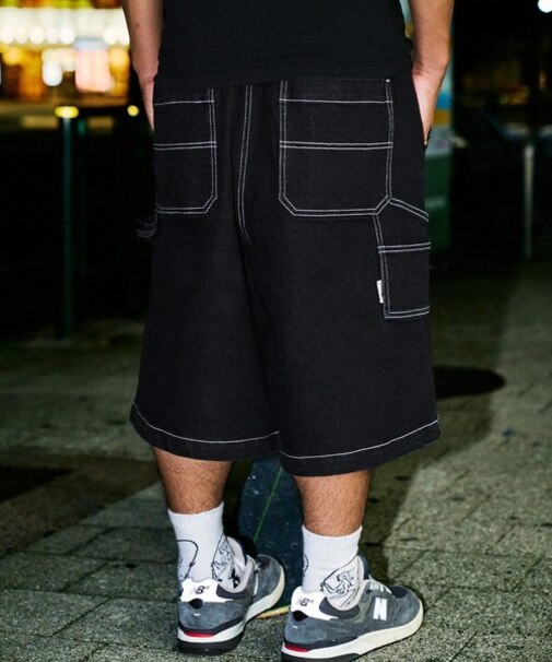 ELEMENT/BG021602 SHOD SHORTS PAINT ショートパンツ デニム エレメント メンズ ムラサキスポーツ